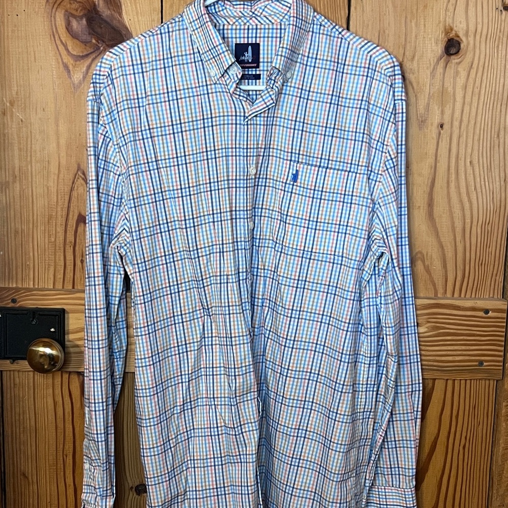 johnnie-O Multicolor Plaid Button Down Shirt